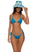 Luli Fama Tornasol Seamless Ruched Back Brazilian Tie Side Bottom